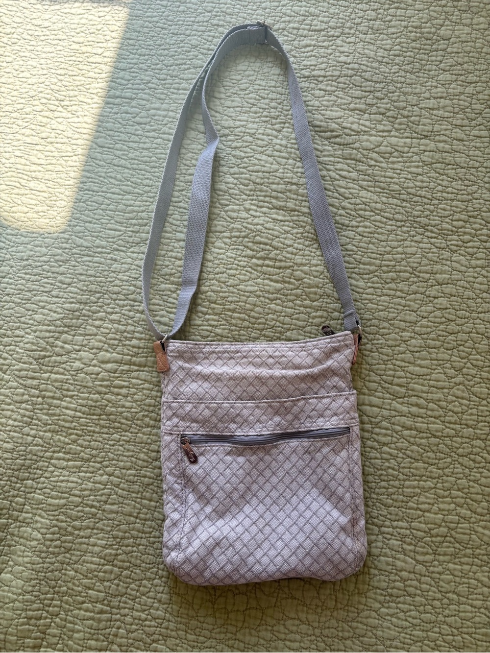 Thirty-One Grey Crossbody Bag